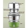 220V Egg Cooker 304 Stainless Steel Breakfast Machine Home Multi-function Electric Steamer Suitable For Pasta/Coarse Mother