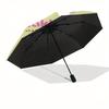 1pc Rilakkuma,San-X Automatic Umbrella-Foldable, Durable 8-Bone Design, Compact and Stylish, Great for Camping, Halloween, Christmas, Mother