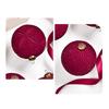 Elegante Samt-Weihnachtskugeln - 9er-Pack 8cm Hängende Ornamente Für Festliche Navidad Weihnachten Dekorationen Weihnachtsbedarf