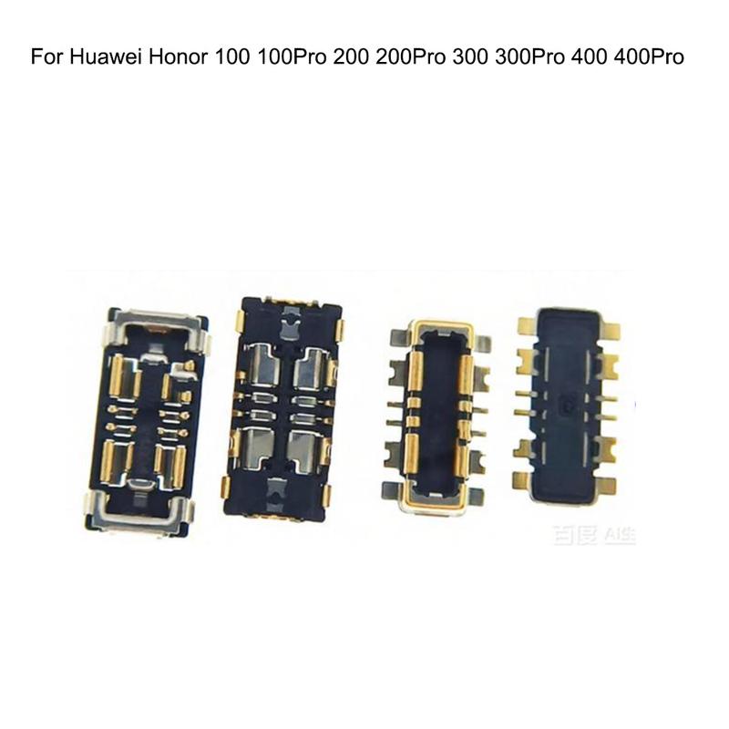 

2PCS Inner FPC Connector Battery Holder Clip ContactFor Huawei Honor 100 100Pro 200 300 400 Pro Logic on Mainboard on Ribbon 100 100Pro On board