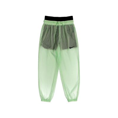 Geweven Sport Casual Broek Dames Onderkleding Licht-Neon-Groen CJ3007-318