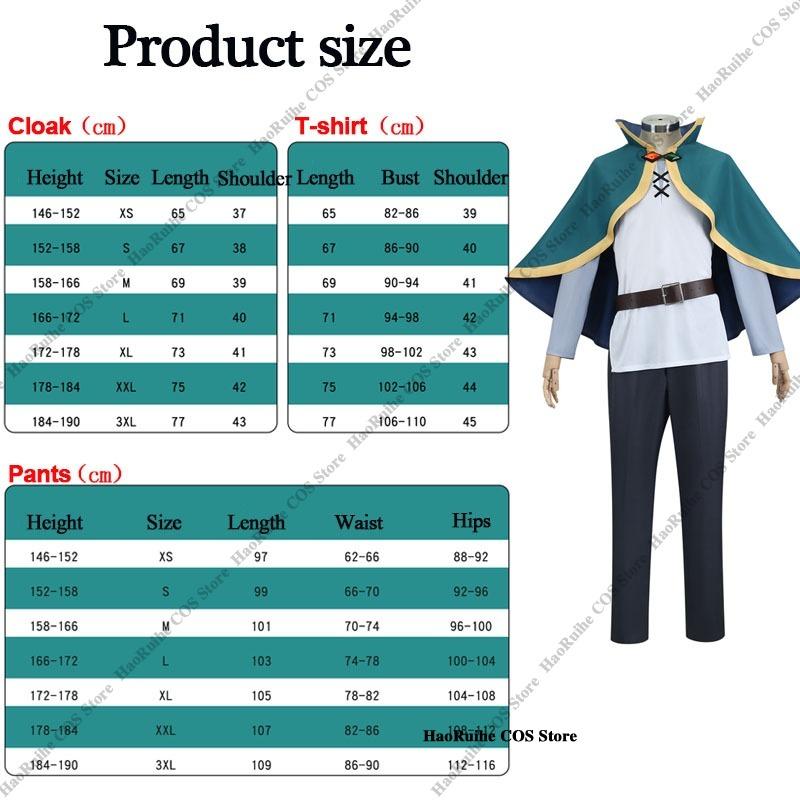 Konosuba Cosplay Costume Full Set, Aqua & Satou Kazuma Outfit for Men Women Halloween Comic‑Con Role‑Play