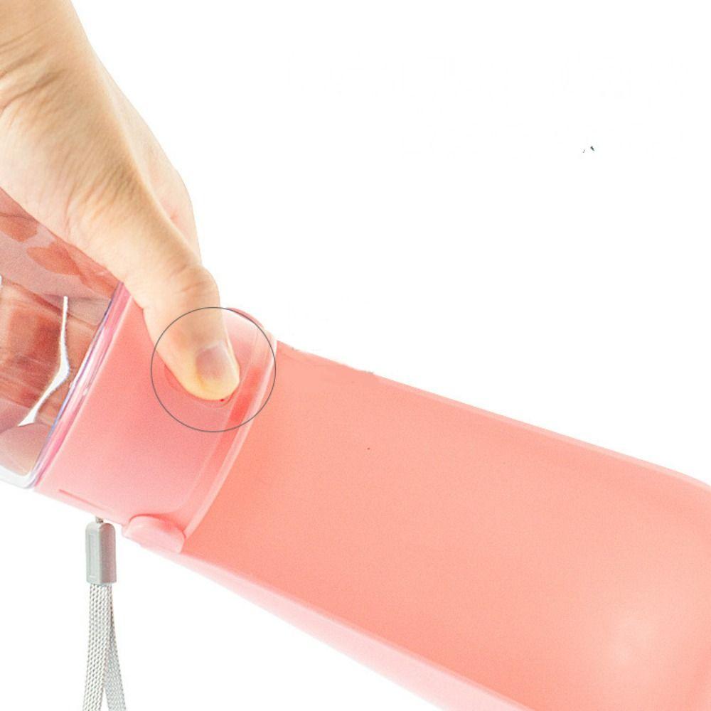 Portable 450ml Dog Water Bottle Leak Proof Foldable Dog Water Dispenser BPA Free Pet Water Dispenser Outdoor