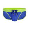 UXH Men's Sexy High-Cut Color Block Triangle Swim Briefs - European & American Fashion