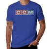 CCM logo Vintage verweerd T-shirt aangepaste katoenen grafische T-shirts Valentijns boetiek kleding heren vintage T-shirts