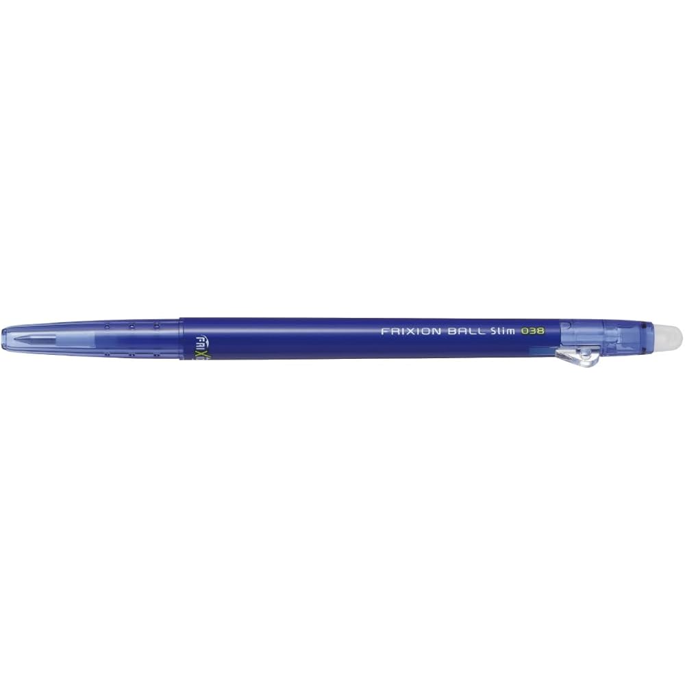 Pilot Friction Ball Slim 0.38mm Blue Gel Pens Pack of 10