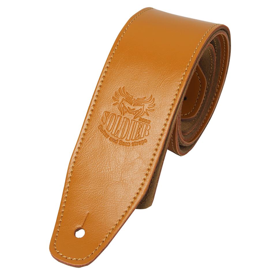 Verstellbarer Echter Leder Gitarrengurt für Akustik E-Gitarre Bass Gürtel Gitarrenzubehör