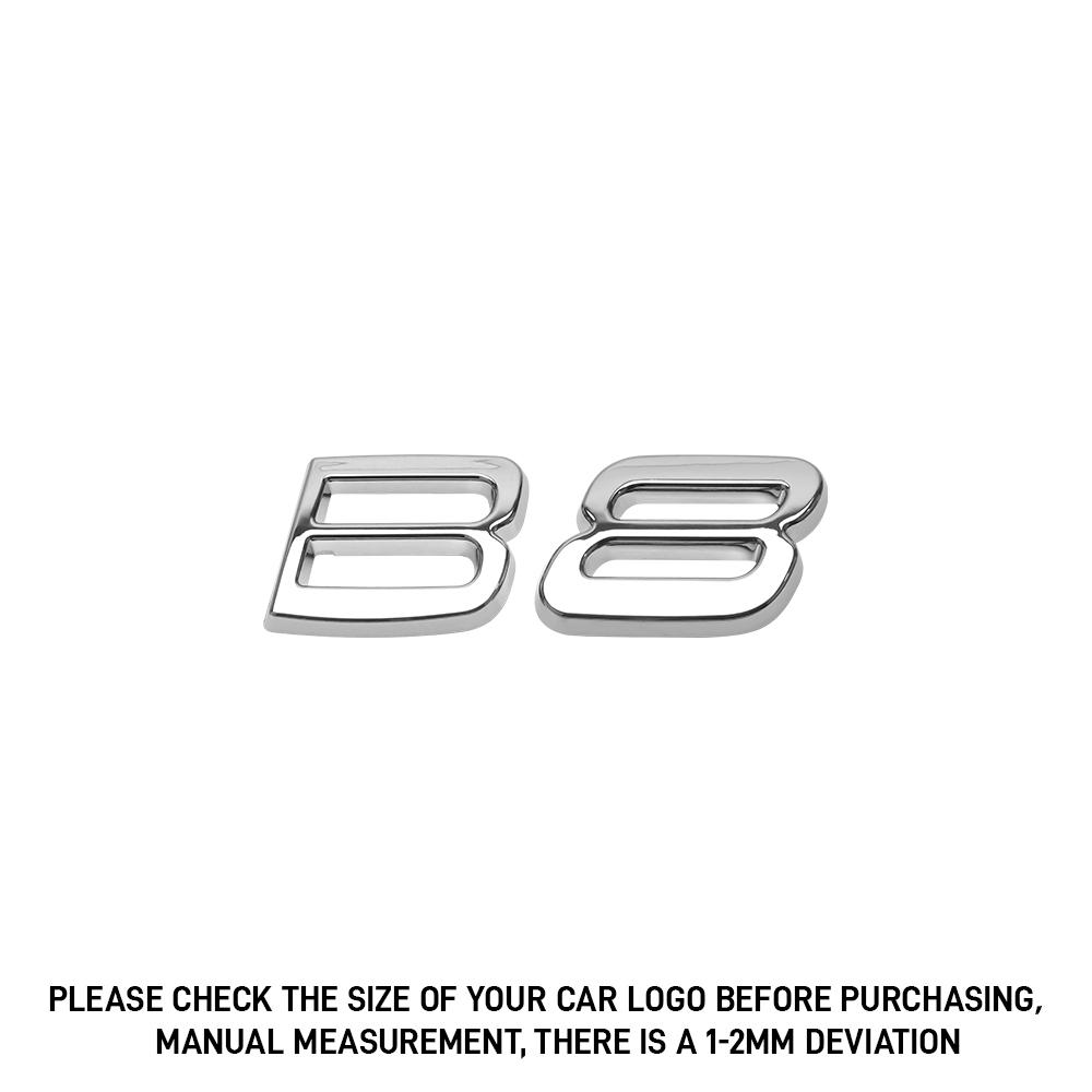3D ABS Letters Car Rear Trunk Tailgate Side Fender Badge Emblem Sticker for Volvo B2 B3 B4 B5 B6 B7 B8 Auto Accessories