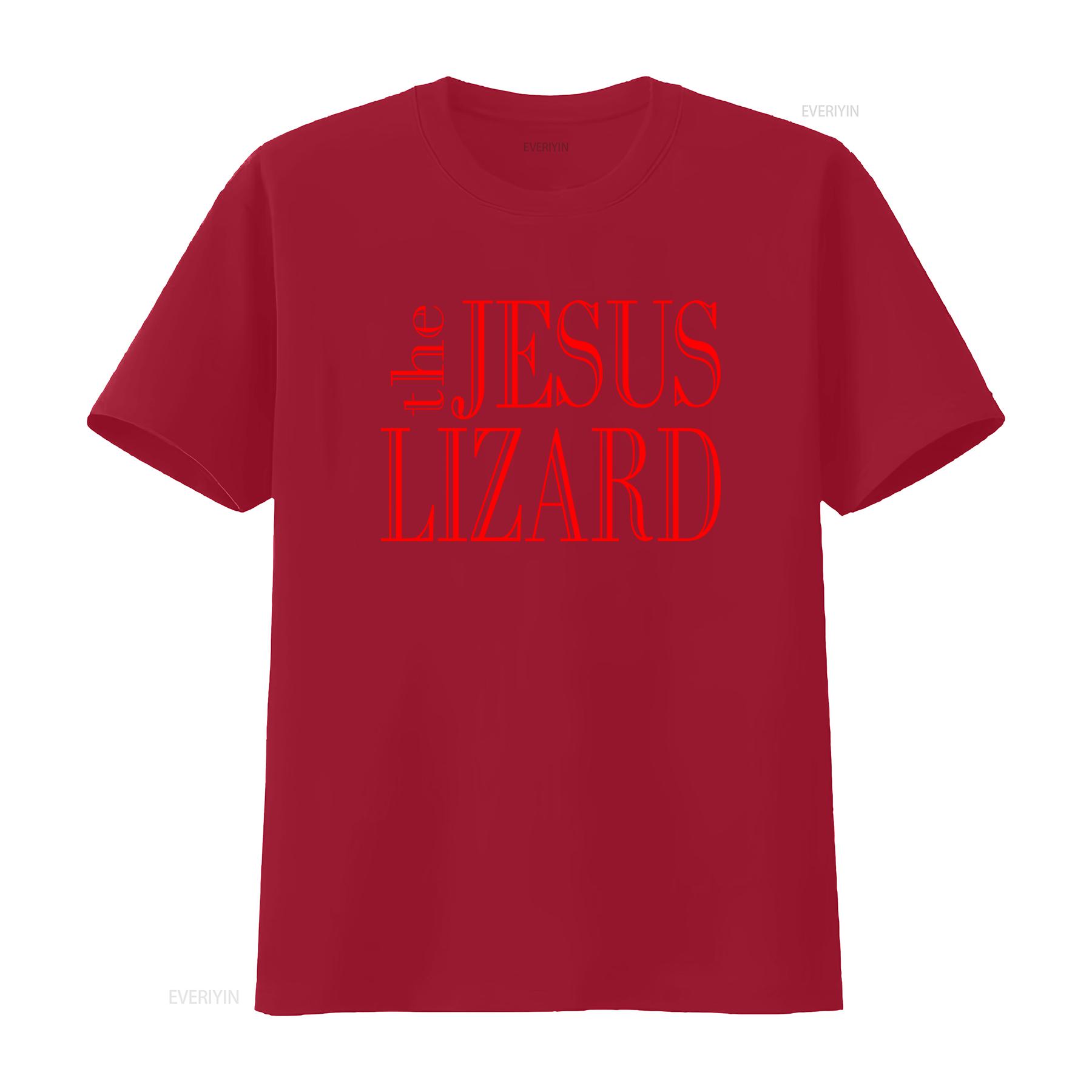 

The Jesus Lizard Print T Shirt for Men Stylish and Unique Design vintage Washed Top For Everyday Wear homme designer clothes S
