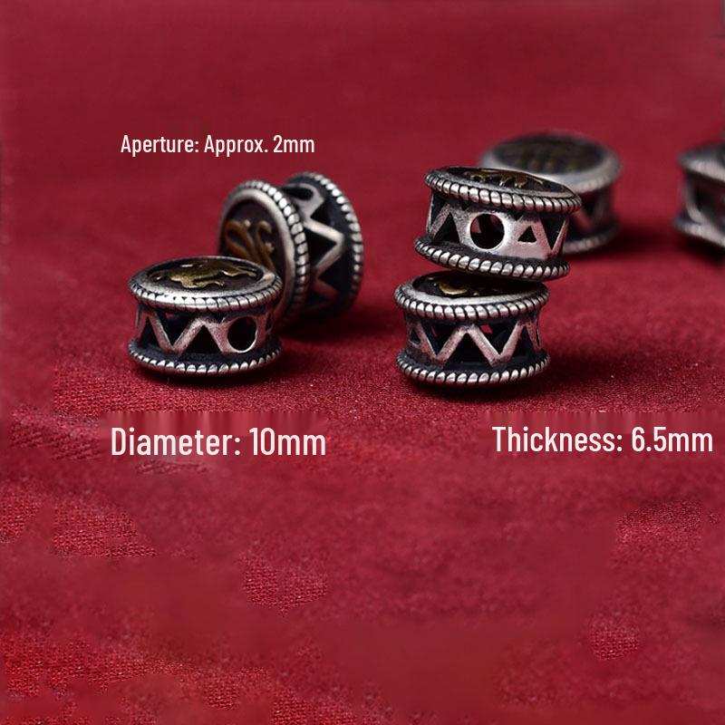 Durable Zodiac Buddha Mantra Bracelet - Double-Sided Pattern for Men & Women