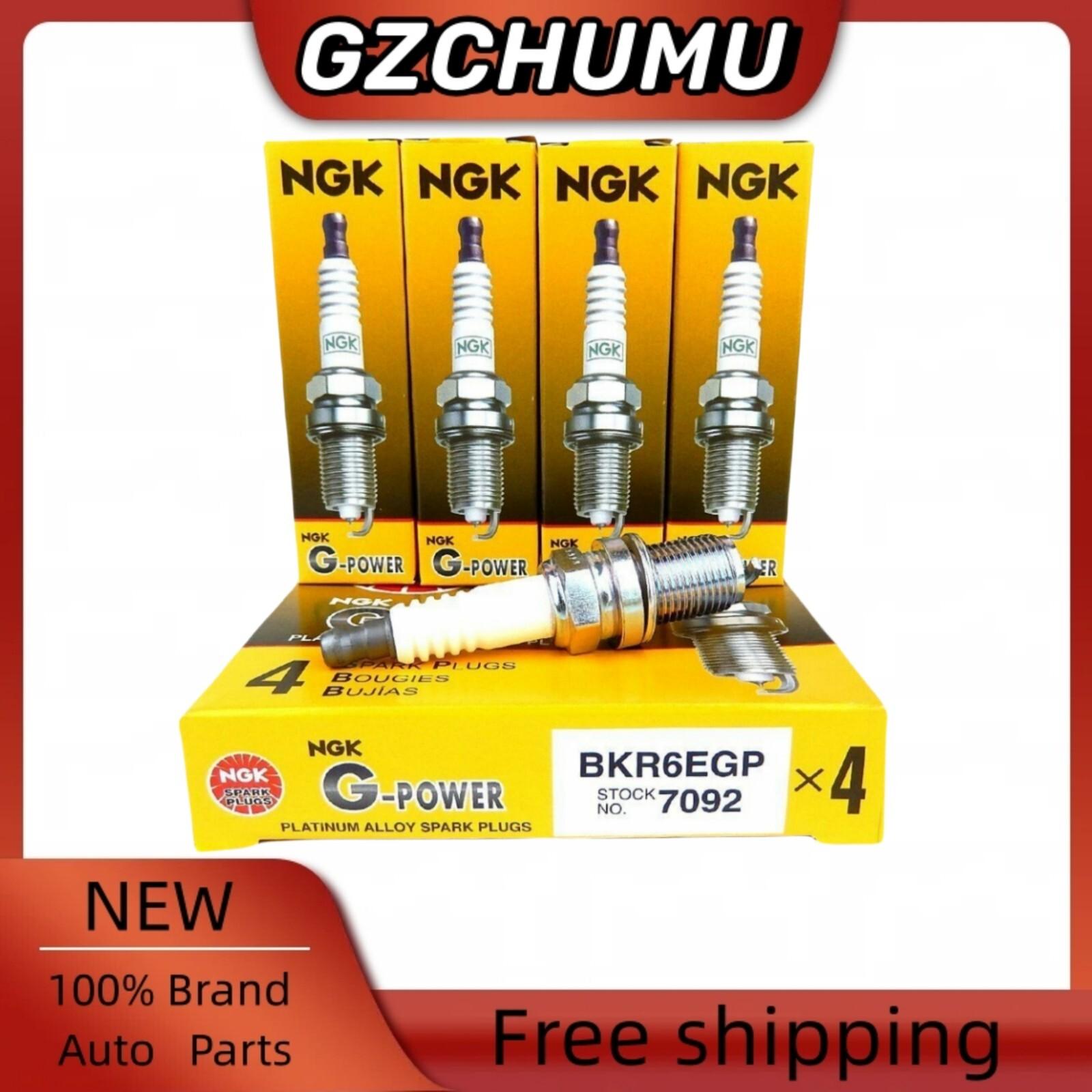 4/pcs  G-Power Spark Plugs BKR6EGP #7092 For Mitsubishi Volvo