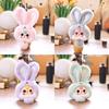 Bunny Plush Adorable Toy Lightweight Key Chain For Backpack Decoration Gift And