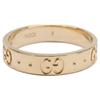 GUCCI Finished K18 GG Icon Slim Ring ring Yellow GoldUsed