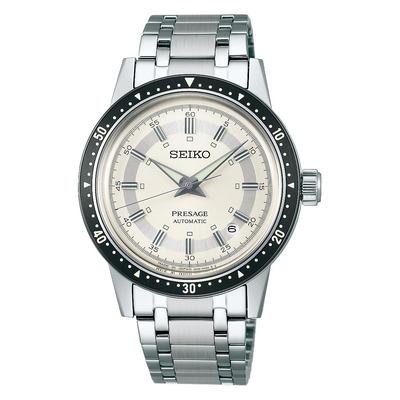 Seiko Pánské hodinky Presage Presage Automatické hodinky SRPK61 Vyrobeno v Japonsku Crown Chronograph Limitovaná edice k 60. výročí Zámořský model [Seiko] Style60's