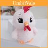 Cute Plush Bird Keychain Adorable Cartoon Style Soft Toy For Bags And Keys In White Pink Yellow And Blue