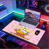 Custom Name Personalized Garfield Pattern Mousepad, Laptop PC Desk Mat, Decorative Desk Mat for Home Keyboard Pad Gift
