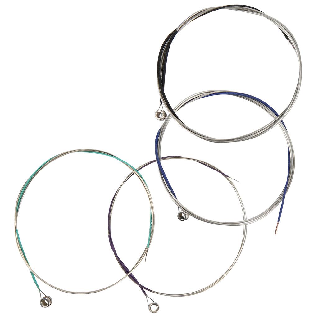 4pcs Viola Strings A?1st D?2nd G?3rd C?4th Nickel Silver Wound Nickel?Plated Ball?End Steel Core