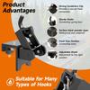 Heavy Duty Weight Distribution Hitch Hooks, 2 pcs, Black Powder Coated, Compatible with Trailers RVs Trucks