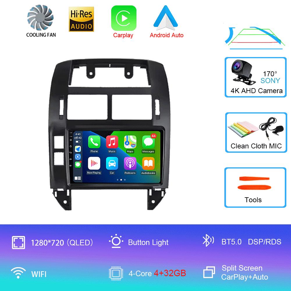 

Автомобильное радио Android 14 GPS для VW Volkswagen POLO 2001 2002 - 2009 Carplay Auto Player Navigation 2 Din головное устройство DVD Видео Стерео