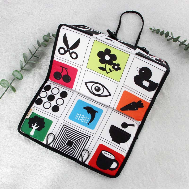 Montessori Toys Tummy Time Floor Mirror Educational Toys Baby Sensory Development High Contrast Baby Toys 0 12 Months
