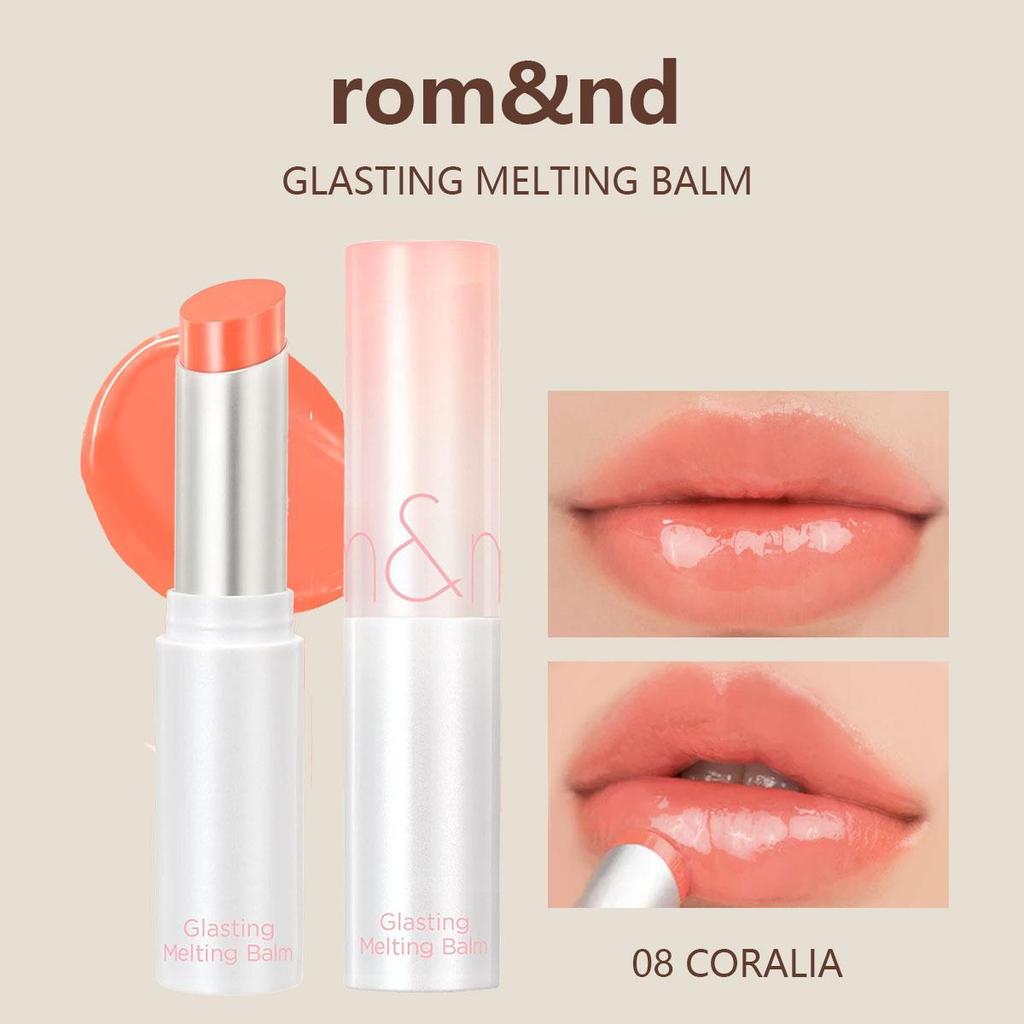 Rom&nd Romand GLASTING MELTING BALM 3.5g/0.12oz (8 Color Options)