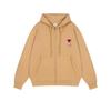 Sudadera con Capucha y Cardigan Clásico Holgado de Corazón para Hombre AMI&EASY - Chaqueta Deportiva Casual de Primavera para Parejas