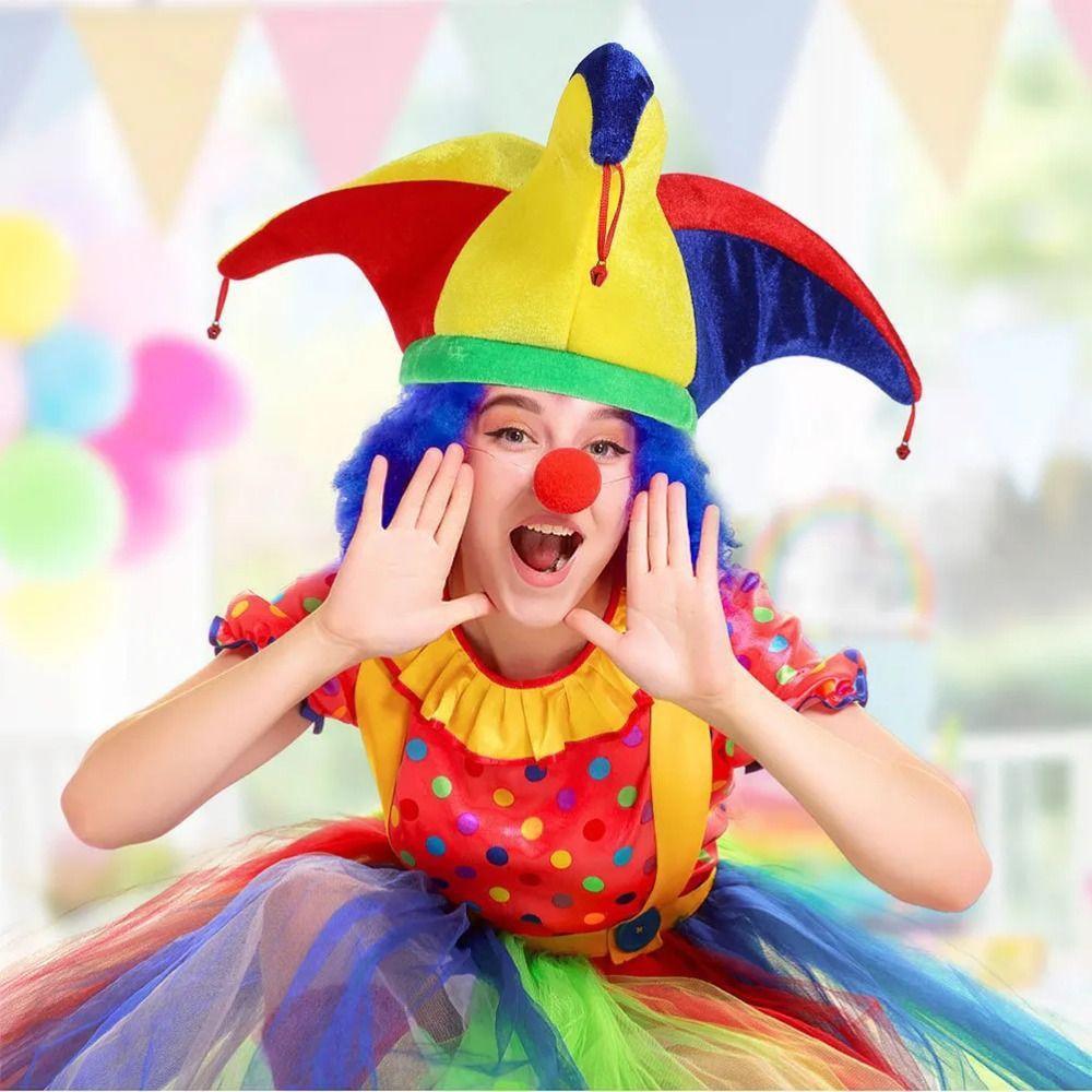 Funny Design Halloween Party Hat 3 Points Costume Hat New Fashion Clown Hat Festival Parade