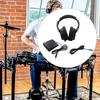 Elektrisches Klavier Sustain-Pedal Und Kopfhörer 3,5-mm-Klinke Over-Ear-Kopfhörer Für Training Musikinstrumenten-Teile Übung