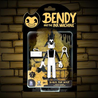 Figur Bendy Bendy the Ink Machine Boris der Wolf Boris the Wolf Tintenmaschine Spielzeug 12,5 cm