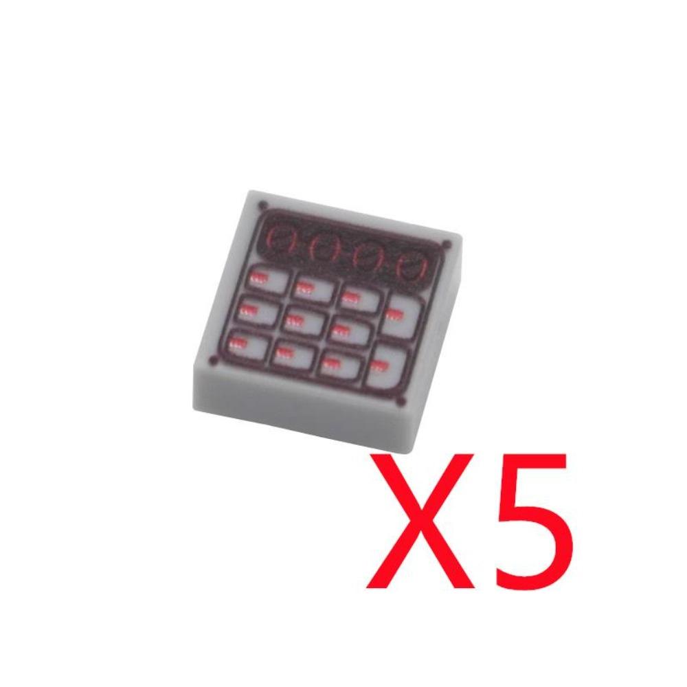 City Building Blocks Accessories Dashboard Audio Computer Control Center Radar Keyboard Mobile Phone Model Mini Brick Toy R054