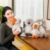 Emulated New Cute Cute Big-headed Goose Plush Toy Doll Children Comforting Sleeping Pillow Rag Doll