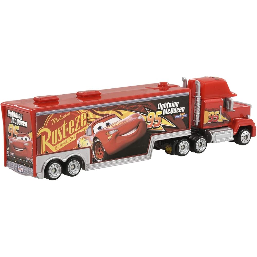 Takara Tomy Disney Cars Tomica Mack Miniature Toy Vehicle Transporter Type for Ages 3 and Up