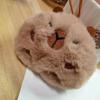 Lovely Cartoon Capybara Plush Keychain Soft Toys Bag Tag Plush Stuffed Guinea Pig Pendant Backpack Decor