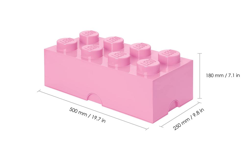 LEGO Oppbevaringsboks Kloss 8 DIF Lys Lilla 40041738