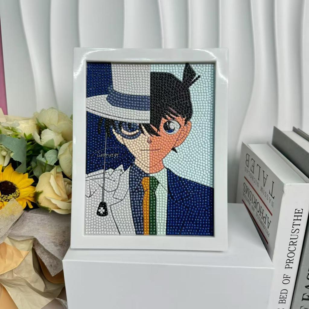 Children'S Diamond Painting Framed Handmade Diy Material Bag Sanrio Diamond Paste Painting Concentration Toy