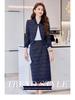 Spring 2025: Chic OL Style Two-Piece Set - Short Jacket & Midi Skirt
