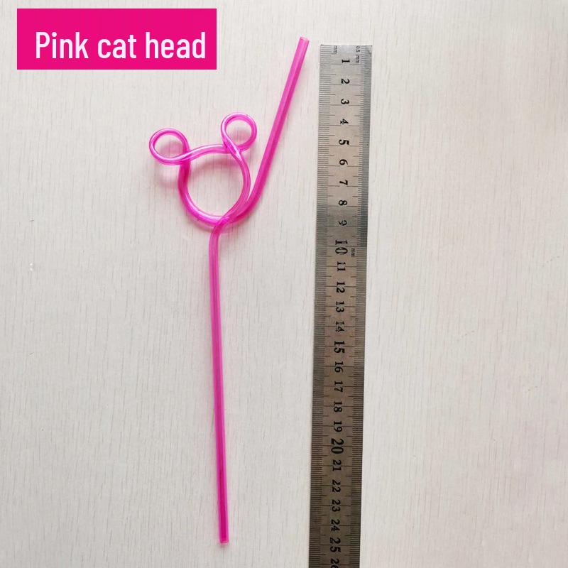 Eco-friendly PETG Crystal Shaped Straws - Creative, Cute, Disposable Party Tubes