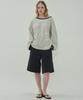 MOTT Boat Neck Off-Long Sleeveless - Ivory
