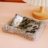 Christmas Home Fireplace Decoration Simulation Mini Cat Cloth Pad Creative Imitation Ornaments Children Birthday Gifts