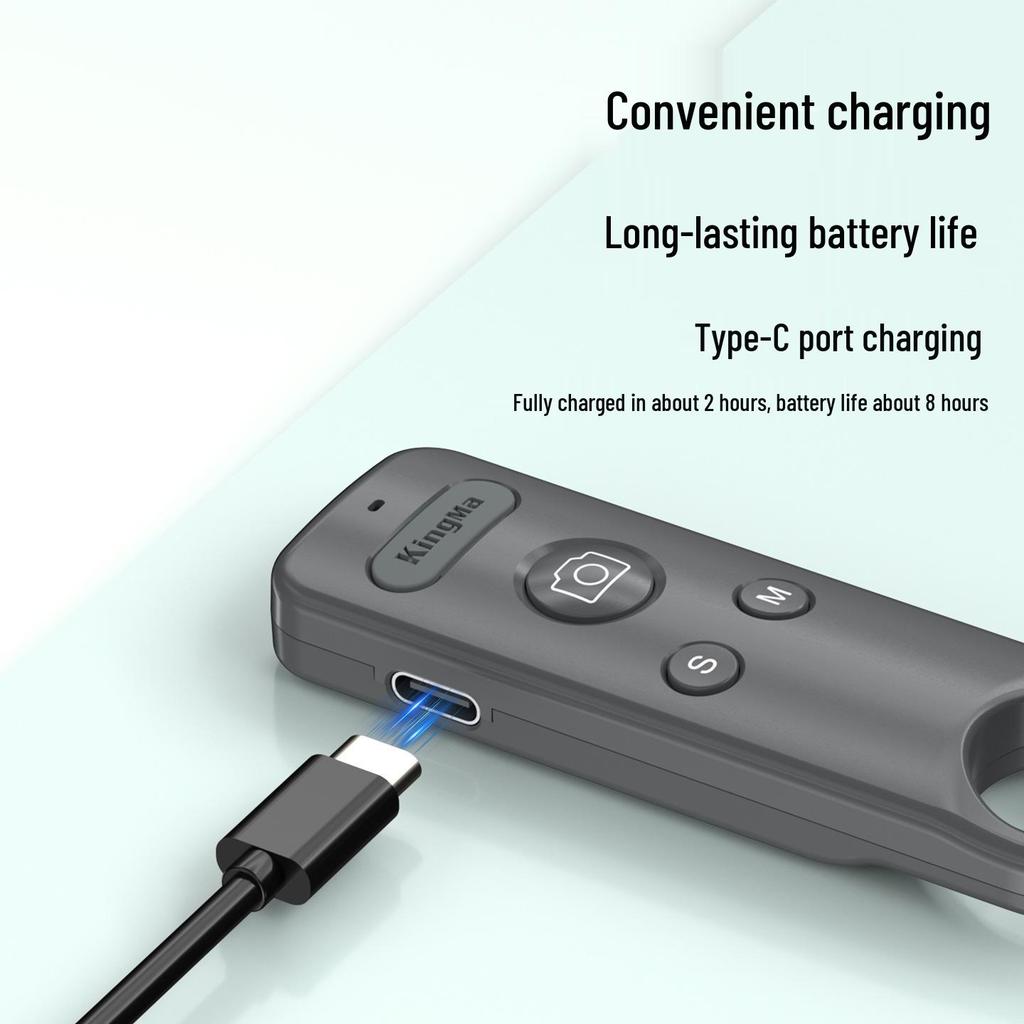 Bluetooth Remote for DJI Action Cameras: Compatible with Action 5 Pro/4/360 for Photography and Recording.