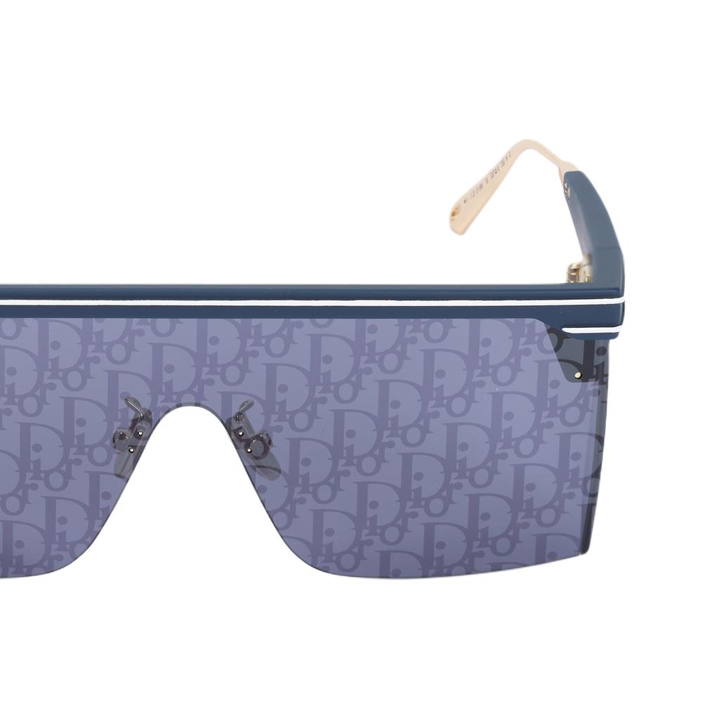 Dior Club M1U One-Piece Square Sunglasses Classic Floral Blue Square Sunglasses Unisex Sunglasses DIORCLUB-M1U-31B8