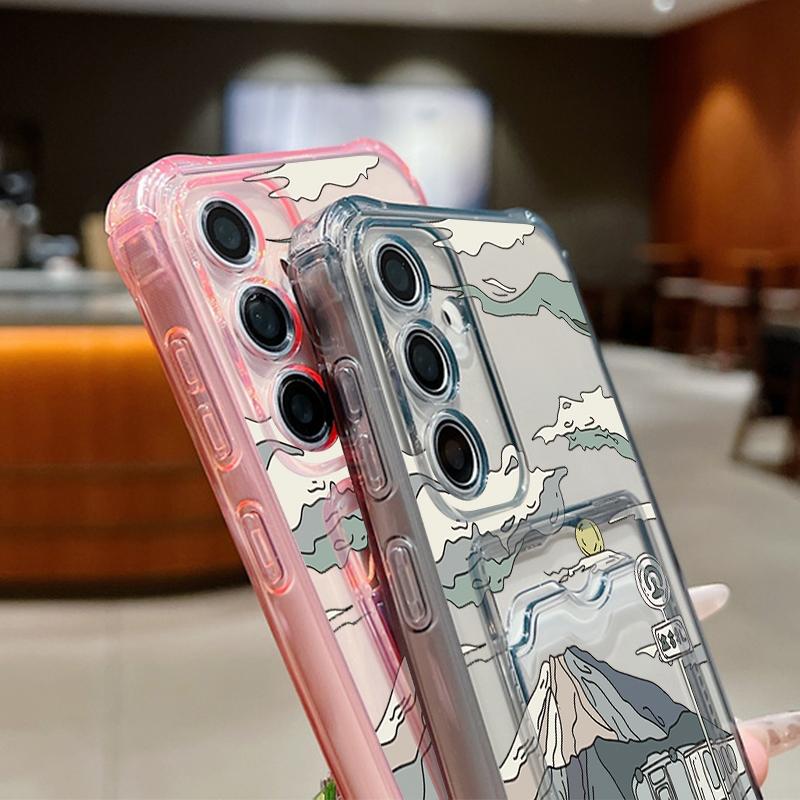 Etui na kartę Portfel Etui na telefon Samsung Galaxy S24 S23 FE S25 Edge S22 Ultra A56 A55 A25 A15 A16 5G A17 Poziome Miękkie Pokrowiec z TPU