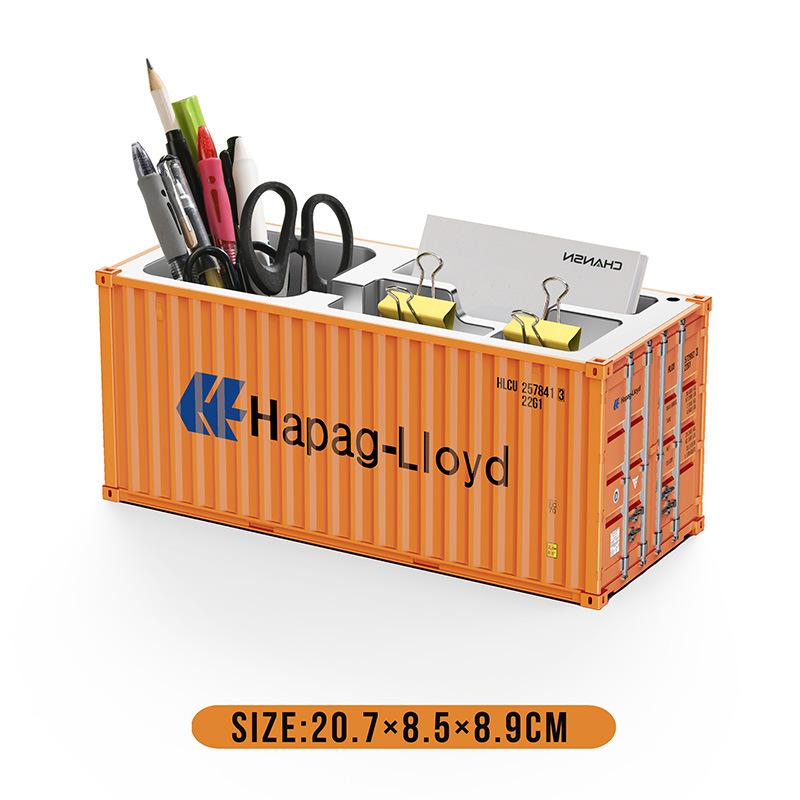 Mini 1:30 Scale Desktop Pen Holder & Business Card Storage Box with Custom Logo
