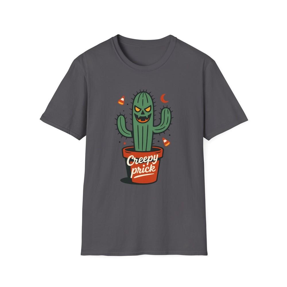 

Unisex Softstyle T-Shirt Jack-O’-Lantern Cactus Terracotta Funny Halloween Fall 2XL