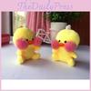 Adorable Hyaluronic Acid Duck Plush Toy Cute Mini Yellow Duck Bag Charm