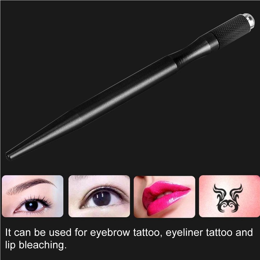 Semi permanent Eyebrow Eyeliner Lip Manual Tattoo Pen Microblading Makeup Tattoo Pen Black