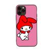 Case for iPhone 16 15 Plus 14 13 12 11 Pro 8 7 6S 6 SE 5S X XR XS Max Realme C30 C33 C31 9I Black Sofe Cover LI27 Cute My Melody