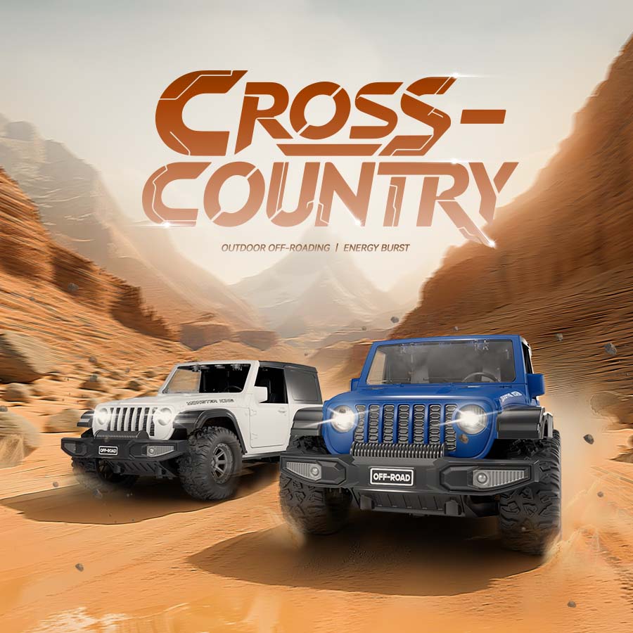Jeep 1:14 2.4G RC Remote Control Simulation Car Model Racing Vehicle Toy Gift for Boy Girl Children Kid Adult Birthday Gift