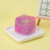 Geometric Slow-Rising Squeeze Toy Soft TPR Fidget for Stress Relief Cute Textured Decompression Gadget for Kids Adults