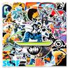 50 Extreme Sports Stickers: Parkour, Rock Climbing, Skateboard, and Luggage Designs